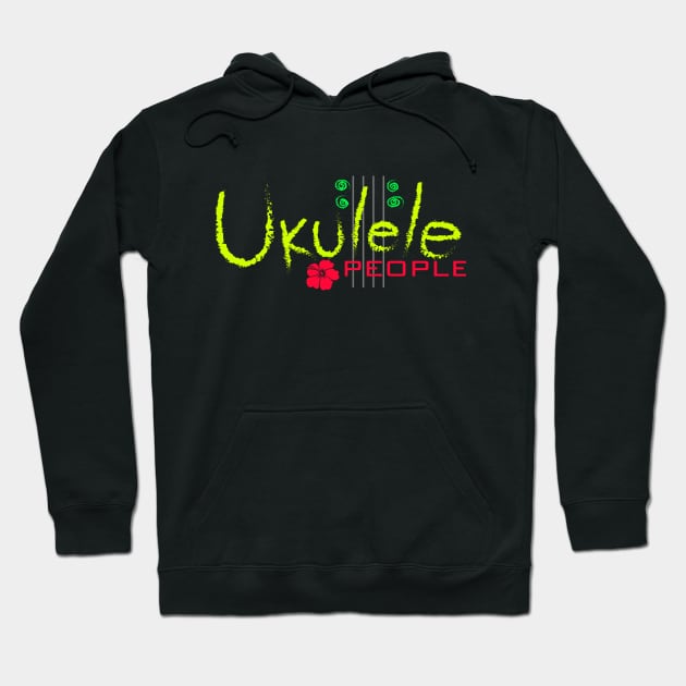 Ukulele People (GYR) Hoodie by Gerty